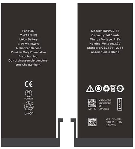 OuiSmart Batterie Interne Neuve DE Remplacement pour IPHONE 4 sans Outils