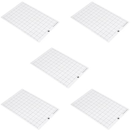 5-teilige Schneidematte, 30,5 X 20,3 Cm, PVC, Standard-Griff, Selbstklebende Schnittunterlage, Ersatz, Rutschfest, Viskosität, Mittlere Maschenweite, für Silhouette Cameo, Quilten, Nähen, Basteln