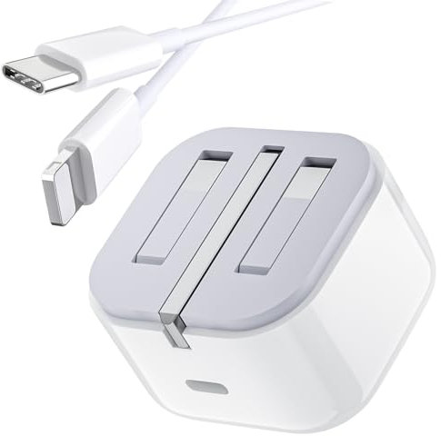 Newding 20W Fast Charger for I Phone 12 12 Pro 12 Pro Max 12 Mini 11 11 Pro/ 11 Pro Max 13 14 XS XR X USB C Fast Charge Plug and Cable (2025)