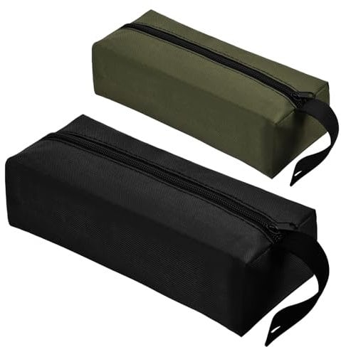 2 Pezzi Piccole Borse Porta Attrezzi, Borse Impermeabili per Attrezzi, Robusta Piccola Borsa Porta Attrezzi per Strumenti, Forniture per Ufficio, Cosmetici e Articoli di Cancelleria