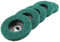 Geieold 5 pezzi di nylon fibra flap ruota lucidatura lucidatura disco abrasivo spugna abrasivo disco smerigliatrice per smerigliatrice per metallo lucidatore