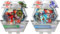 Toptoys2u Bargain Bundles Bakugan Trox Red & Hydorous Blue Deluxe Sammel-Actionfigur-Spielzeug-Set – 2 Karten und 1 x Münzen in jeder Packung