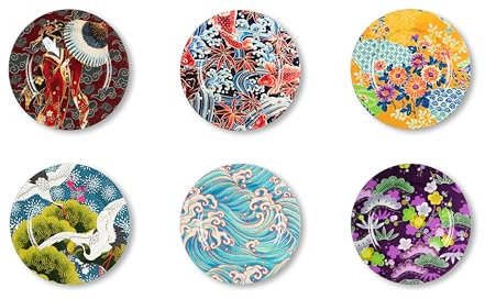 Excelsa Kimono Set 6 Sottopiatti, Diametro 33 Cm., Plastica, Riutilizzabili