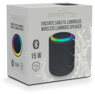 Bigben Enceinte sans Fil Lumineuse Premium – PARTYBTIPMS1