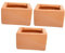 BESPORTBLE Lot de 3 pots de fleurs carrés en terre cuite - Pots de fleurs d'extérieur - Décoration pour plantes succulentes - Mini pots de fleurs uniques