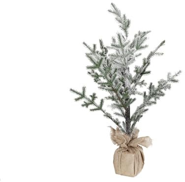 Romimex Albero di Natale Verde Beige 70 x 115 x 70 cm