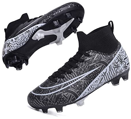 Fußballschuhe Fussballschuhe Herren Madame High Top Spike Kunstrasen Fussballschuhe Football Shoes Turf Football Boots Professionelle Fußball Stiefel