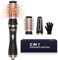 Atopskins Air Styler 2 In 1 Föhnbürste Rotierend Warmluftbürste Rundbürstenföhn Mit Elektrische Rundbürste, 2 Aufsätzen, 38Mm / 50Mm, Rotierende Warmluftbürste Selbstdrehend, Volumen Föhnbürste