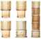 Vasos de cristal, 4 vasos de agua, vaso de cerveza, vaso cilíndrico apilable, para refrescos, jugos, leche, coca-cola, cerveza, licores, cócteles, reutilizables