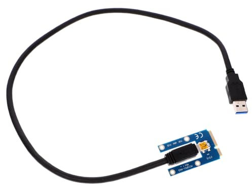 CONGARTENO Tarjeta Gráfica Pcie De Extensión para Minería Adaptador -e Pci-e Cable USB para Portátiles Rendimiento Gráfico y Multimedia