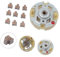 Wivplex Kohlebürstenhalter, for Bosch, RS550-Motor, langlebig, 10 Kohlebürsten Bürstenhalter für Autolichtmaschine