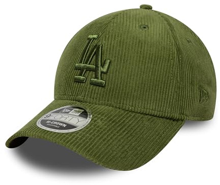 New Era 9Forty Uni Cord Dodgers CapEra Women/Men - Curved Brim Cap Baseball Corduroy Snapback, with Peak All-Season Spring Summer Autumn Winter