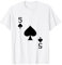 Five of Spades Kartendeck Karneval Halloween Kostüm T-Shirt