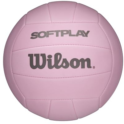 WILSON Soft Play Volleyball - Official Size, Pink