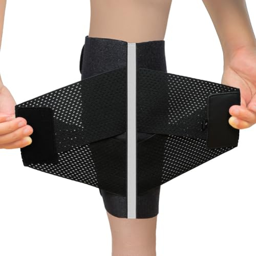 Fefod Soutien Attelle Mollet, Réglable Compression Mollet Manchon, Soutien au Mollet Attelle de Soutien tibial Compression de Bande élastique, per Douleur au Mollet, Claquage, Gonflement, Crampes