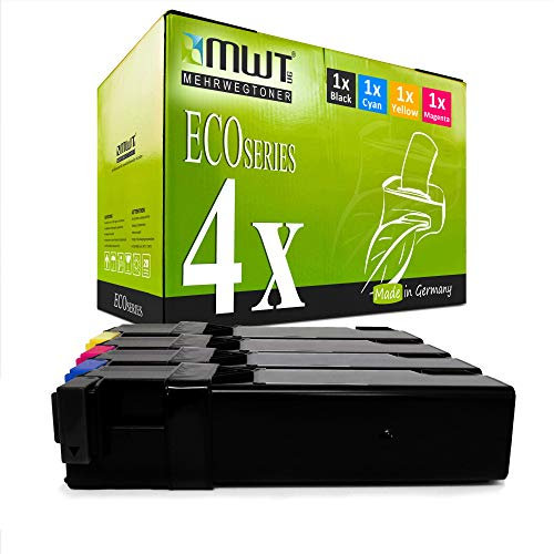 4X MWT Toner für Epson Aculaser CX 29 NF DNF ersetzt Schwarz Blau Rot Gelb