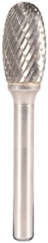 Klingspor 334140 - Hartmetallfrässtifte für Flächen, Konturen und Radien - Kugelkopf - FR|HF100C|10|S|12,7X25X6 - Inhalt: 1 Stück