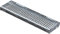 Fenau | Escalón de rejilla (R12) XSL - Dimensiones: 1000 x 270 mm - MW: 30 mm / 30 mm - galvanizado en caliente, Escalón de acero según norma DIN, Antideslizante