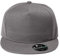 OwnDesigner Unisex Kappe Classic Snapback, Cap, Mütze, Kappe Cap mit geradem Schirm, One Size Einheitsgröße für Männer und Frauen (Cap5P-2Grau)