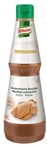 Knorr Professional konzentrierte Bouillon Huhn (flüssig, perfekt zum Abrunden, 30 g Bouillon genügen für 1 l Basis) 1er Pack (1 x 1 l)