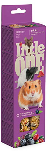Little One Sticks for Hamsters, Rats, Mice and Gerbils with Berries 2х60g