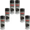 LudwigLacke Schwarz matt 6 Spraydosen Autolack schwarz matt je 400ml