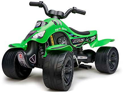Falk Bud Racing Quad mit Pedalen – ab 3 Jahren Extra große Räder – 609BR, grün, L