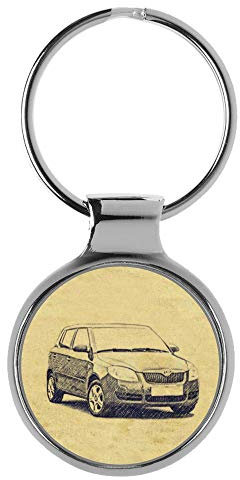 KIESENBERG Schlüsselanhänger Geschenke für Fabia II Fan A-4466