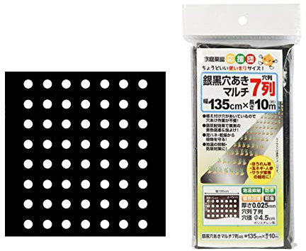 Takefuns Toile de paillage pour plantes en tissu perforé résistant avec trous pour légumes Noir