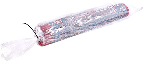 Wowfit Große Kunststoff-Teppich-Aufbewahrungstasche mit Reißverschluss, 4,5 mm, strapazierfähig, passend für Teppiche bis zu 1,8 m x 2,9 m, perfekt für Umzug, Verpackung und Versand