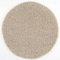 Muratap Teppich Wohnzimmer Modern - Loca Shaggy - Hochflor Teppich Weich und Warm Schmutzabweisend und Pflegeleicht Wohnzimmerteppich - Große: 150 cm - Rund - Farbe: Beige