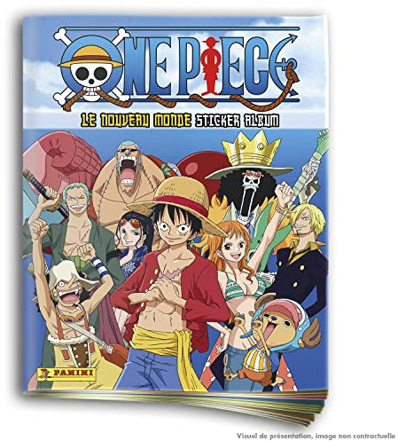Panini - Ruffy One Piece The New World Album + Range Carte, 004382AF - Französische Ausgabe