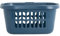 M1SS High Grade Plastic Hipster Laundry Baskets Washing Clothes Linen Storage Bin Tidy (Midnight Navy)