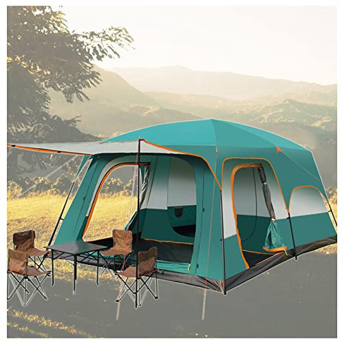 Tipi für Erwachsene, 5 bis 8 Personen, wasserdicht, mit Sonnenschutzgelert, leichtes und stabiles Campingzelt für Camping, Wandern, Picknick, Garten