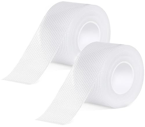 2 Rollen Doppelseitiges Klebeband Extra Stark, 5mx3cm Transparent Nano Klebeband Ablösbar Spurloses Wiederverwendbar&Waschbares für Teppich, Holzprodukte, Metallprodukte, Büro, Küche(2 mm Dick)