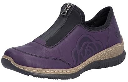 Rieker Femme N3279 Mocassin, Rose, 42 EU