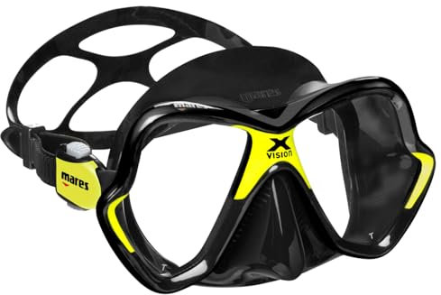 Mares X-Vision NEW Tauchmaske (Schwarz/Gelb, BX)
