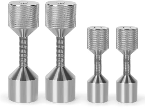 4 Pcs Flange Two Hole Pin, Stainless Steel 1-1/8'' Two Hole Alignment Pins & 1-5/8” Two Hole Alignment Pins