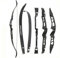 surwolf 66“ Takedown Recurve Bogen 20~40LBS ILF Wettkampf Recurve Bogen Set für Erwachsene, Sportbogen, Bogenschießen Jagdbogen, Langbogen (schwarz Bow, 28 lbs)