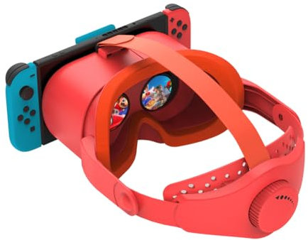 LYEAA 3D-VR-Brille, kompatibel mit Switch & Switch, OLED, verstellbarer Pupillenabstand, VR-Brille