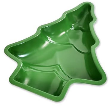 USA Pan Global Christmas Tree Cake Pan, Green