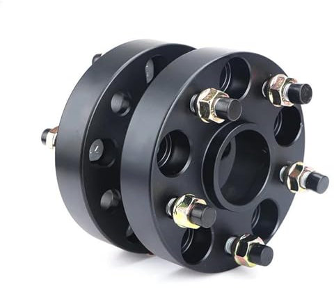 FKHBZM Langlebiges Zubehör 2 STK. 15/20/25/30/35/40 Mm Auto-Spurverbreiterungen, Umrüstadapter Für PCD 5x120 Bis 5x127 5x100 5x108 5x114,3 5x112 Für B&MW(30mm Black)