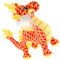 TOYANDONA Drachenplüsch ausgestopfte Drachenfigur Dinosaurier Monster Drachen Kuscheltier chinesische neujahrsdekoration Drachenpuppe Maskottchen Drache gefüllt PP Baumwolle rot