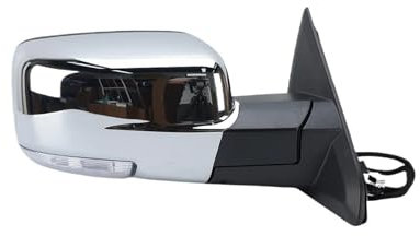 Manuell Aussenspiegel Für Dodge Für Ram 1500 2013 2015 2016 2017 2018 Auto Seite Rückspiegel Montage Dual Lampe Dual Stecker Galvanisierte Seite Tür Spiegel Zubehör Komplette Außenspiegel(1pc Right)