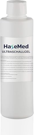 HaseMed Ultraschallgel 250 ml, 1 Stück – pH-neutrales, hautfreundliches und biokompatibles Gel für eine optimale Ultraschallübertragung. Ideal für Ultraschalluntersuchungen in Praxis und Alltag