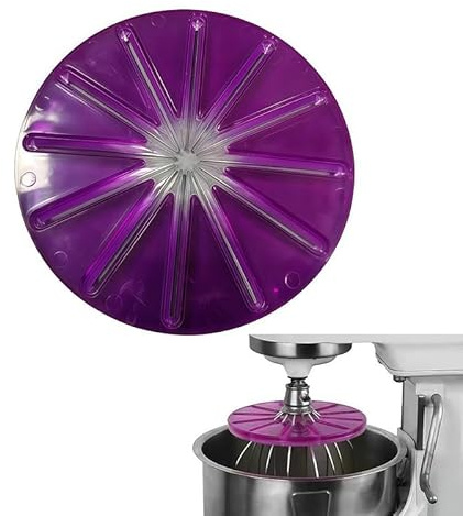 Mixer-Sahneschaber-Zubehör Standmixer Schneebesen Schaber Anti-Spritz-Schutz für 4,5 qt & 5 qt Kippkopf-Mixer Standmixer-Köpfe Schaber-Aufsatz Wischer für 6-Draht-Schneebesen Mehrzweck-Küchenwerkzeug