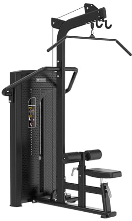 Máquina Selectorizada Jalón al Pecho Fitness Tech | Entrenamiento Profesional de Espalda y Dorsales con Torre de Pesas 100 kg