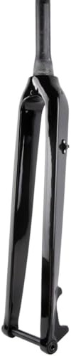 CUCKQUIC Carbon Rigid Fork Mountain Bike 26/27.5/29 Rigid MTB Fork Disc Brake 15x100mm Thru Axle MTB Front Fork 1-1/2'' Tapered Steerer Tube A,27.5in