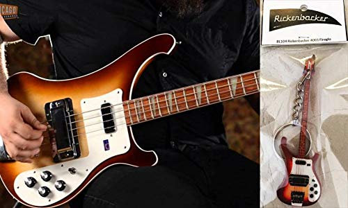 Porte-clés guitare basse Rickenbacker 4001 Fireglo
