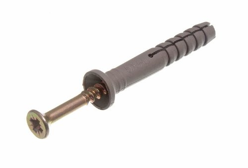 10 x Nylon Hammer in Frame FIXINGS RAWL Masonry Plugs & Screws M6 x 40MM